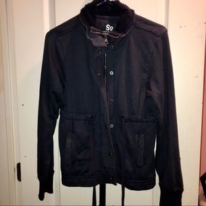 SO Sweatshirt/Jacket with Fluffy Collar